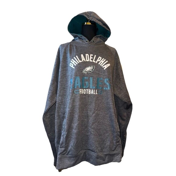 Philadelphia Eagles Hoodie XL Gray NFL Pro Line Fanatics Pullover Sweatshirt - Picture 1 of 9